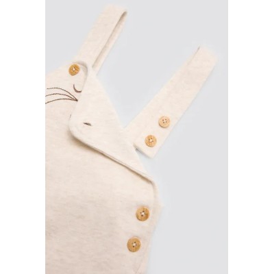 Conjunto bebé manga corta estampado oso