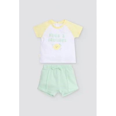 Conjunto bebé manga corta Hugs & Squishes