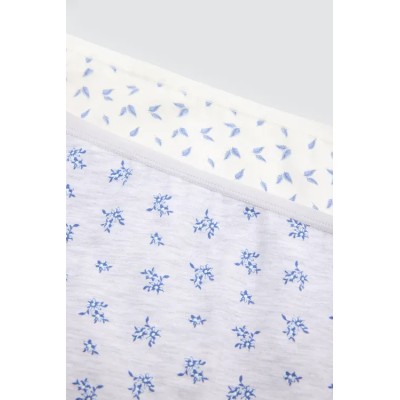 Pack de 2 bragas altas estampadas