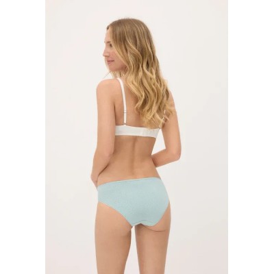 Pack de 2 bragas midi estampadas azul aguamarin