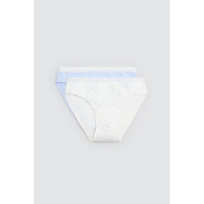 Pack de 2 bragas midi estampadas pastel tonos azules