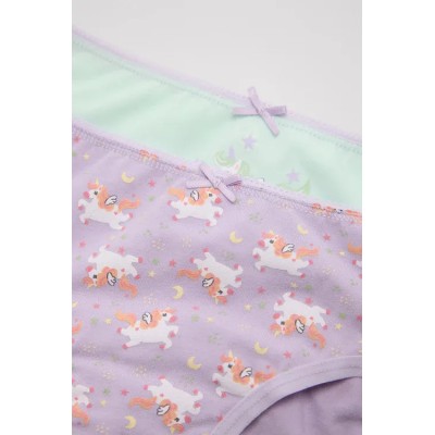 Pack de 2 bragas infantiles estampado unicornios
