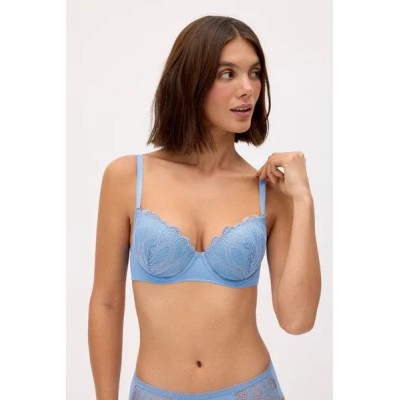 Conjunto sujetador push up y tanga sin costuras