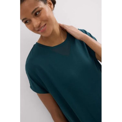 Camiseta deportiva manga corta fluida