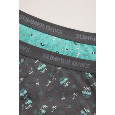 Pack de 2 bóxer juveniles estampados variados