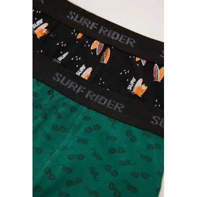 Pack de 2 bóxer juveniles estampados variados