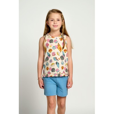 Pijama niña Muidemi Mar y flores