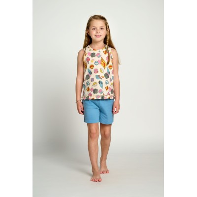 Pijama niña Muidemi Mar y flores