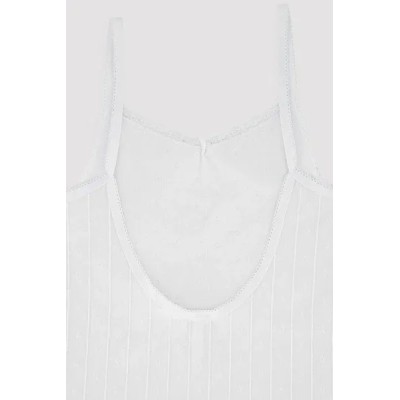 Conjunto infantil interior camiseta y braga blanco