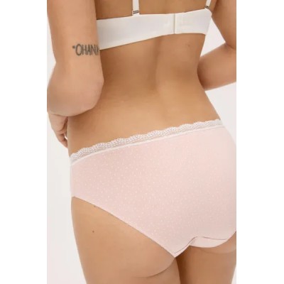 Pack de 2 bragas midi estampadas pastel tonos rosa