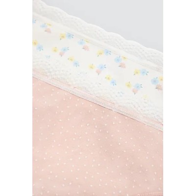 Pack de 2 bragas midi estampadas pastel tonos rosa