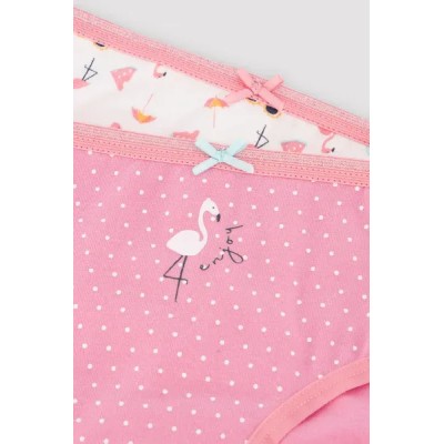 Pack de 2 bragas infantiles estampado flamencos