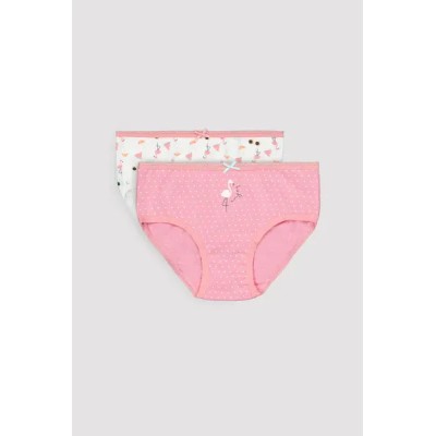 Pack de 2 bragas infantiles estampado flamencos