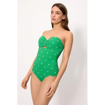 Bañador reductor bandeau Y.Mora copa B