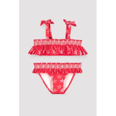 Bikini niña detalles volantes
