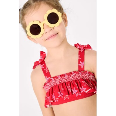 Bikini niña detalles volantes