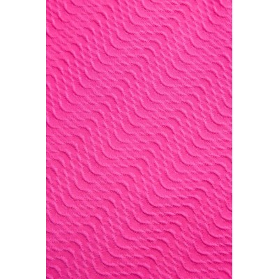Top bikini juvenil texturizado detalles lazos fucsia
