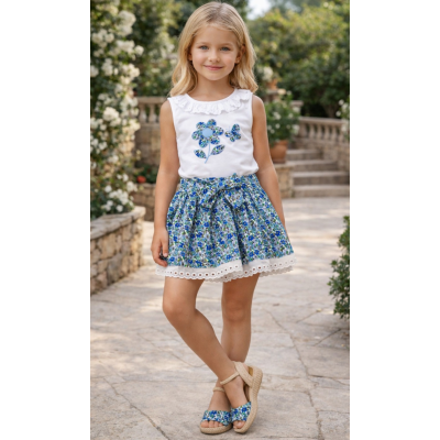 CONJUNTO NIÑA FALDA LIBERTY ALMA