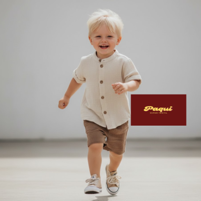 Conjunto bebé niño bambula