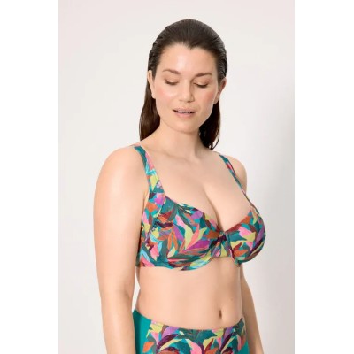 bikini reductor estampado hojas copas D