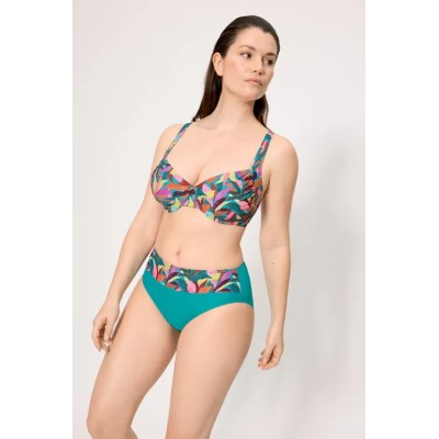 bikini reductor estampado hojas copas D