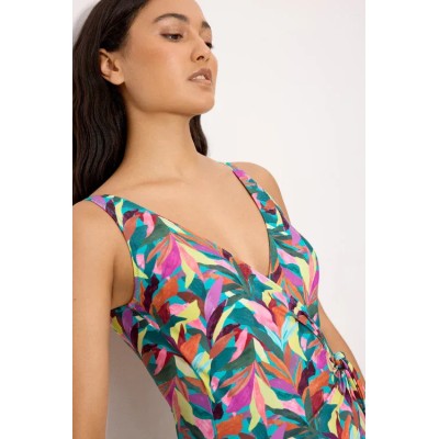 Bañador moldeador hojas