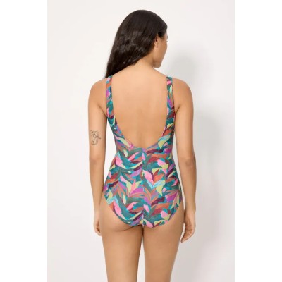 Bañador moldeador hojas