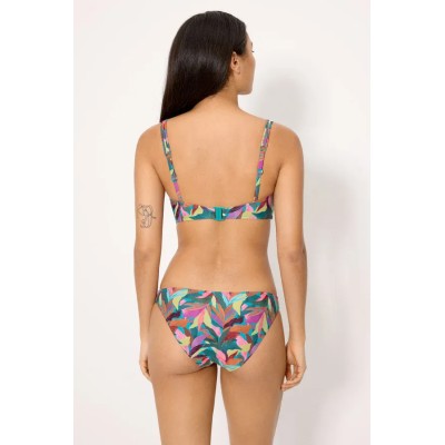 bikini triángulo hojas