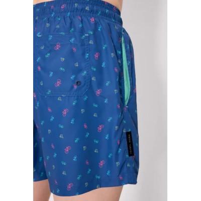 Bañador medio estampado