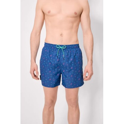 Bañador medio estampado