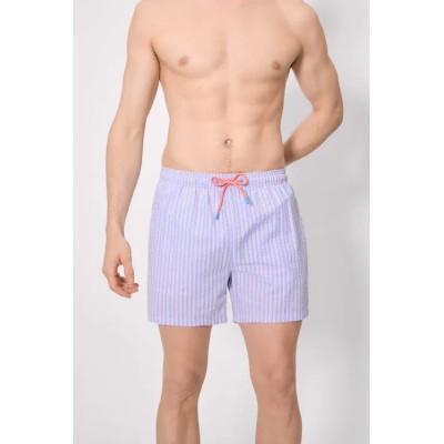 Bañador rayas azules y naranjas