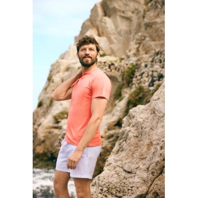 Bañador rayas azules y naranjas