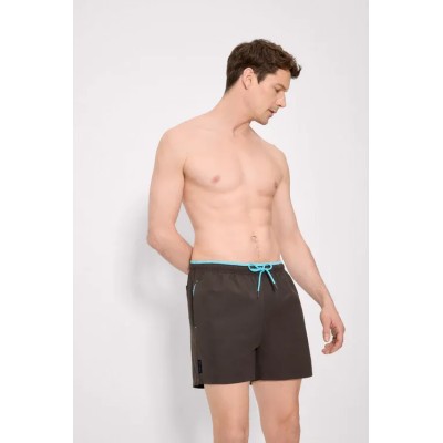 Bañador medio básico negro