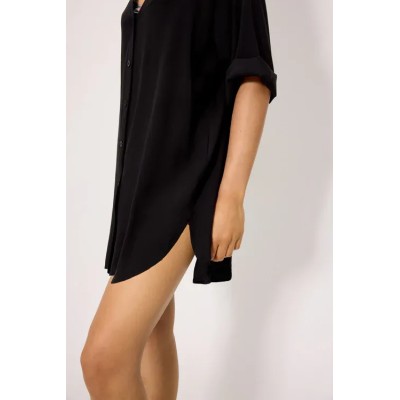 Camisa larga media manga