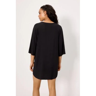 Camisa larga media manga