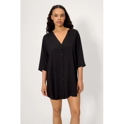 Camisa larga media manga