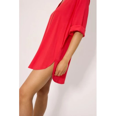 Camisa larga media manga