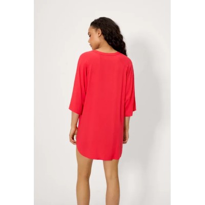 Camisa larga media manga