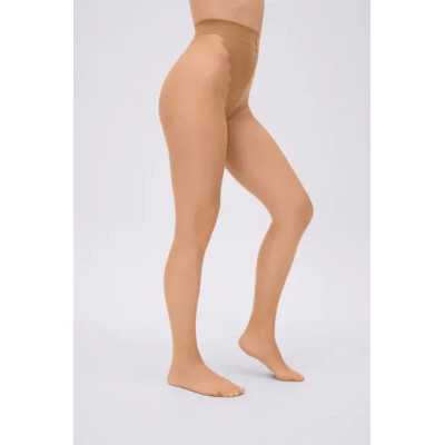 Panty irrompible 10 denier marrón