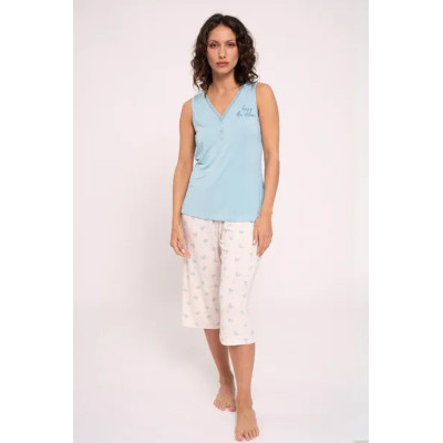 Pijama mujer capri estampado | MUYDEMI