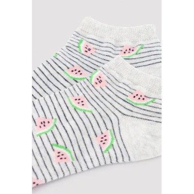 Pack de 3 calcetines tobilleros estampados
