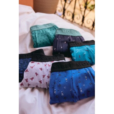 Pack 6 bóxers estampado animales