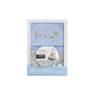 Capa Baño 1X1 Mod Granja Koala+ Gorro Azul