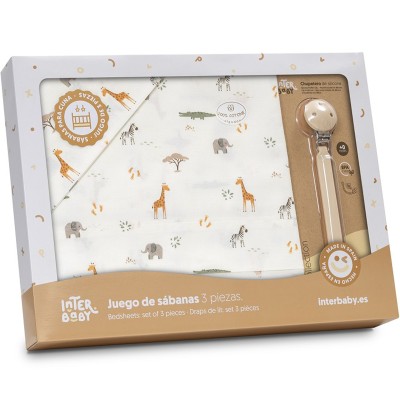 TRIPTICO CUNA COLECCION SAVANNA. INTERBABY