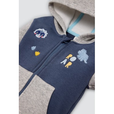Conjunto chándal bebé cremallera dinosaurios