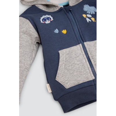 Conjunto chándal bebé cremallera dinosaurios