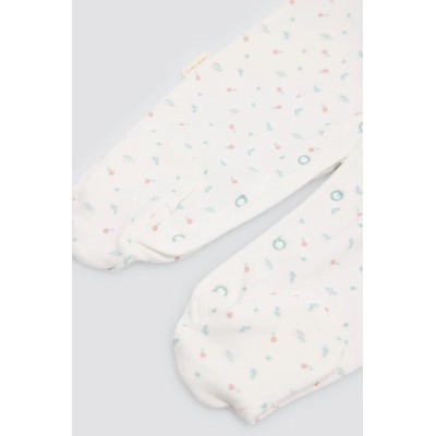 Pelele bebé manga larga estampado floral