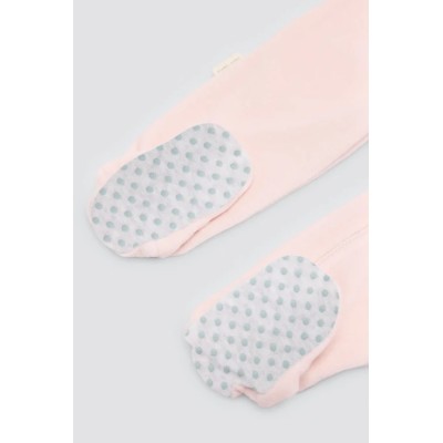 Pelele bebé cremallera estampado corazón