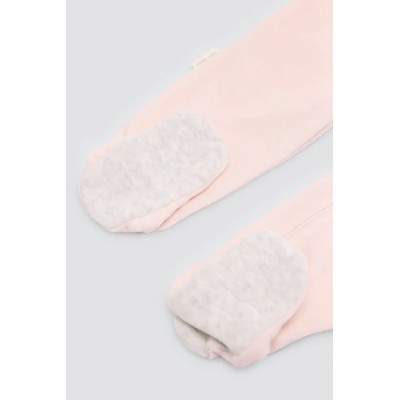 Pelele bebé cremallera estampado corazón