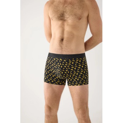 Pack bóxer y calcetín estampado plátanos